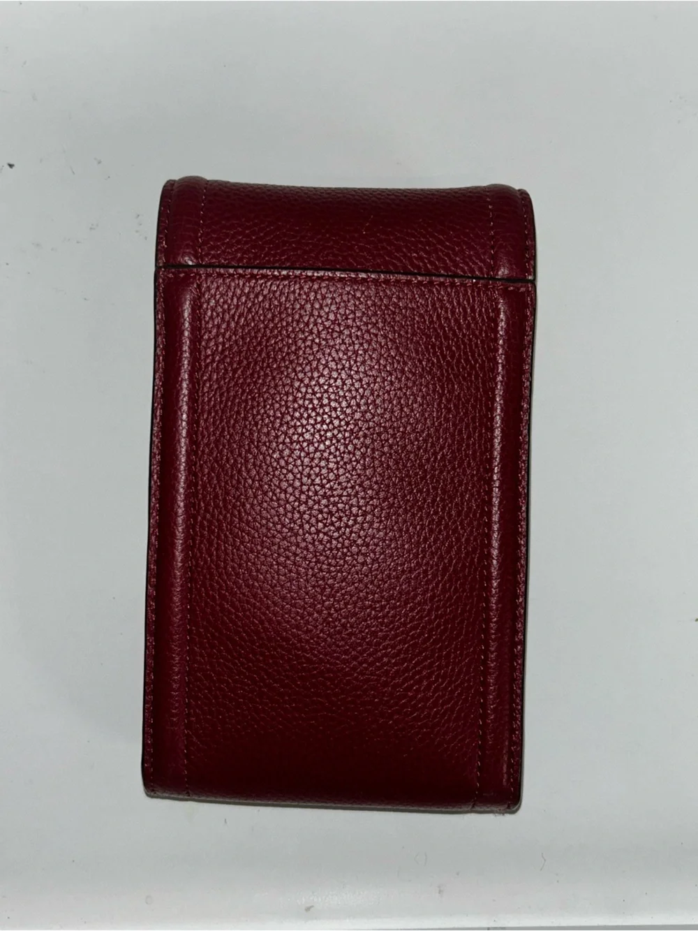 kate spade Pebbled Leather Crossbody Pouch - Deep Wine